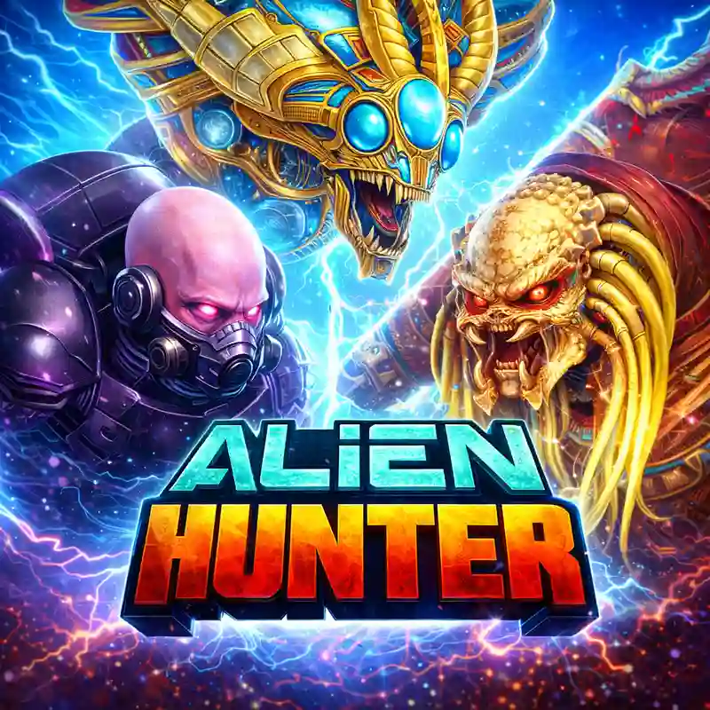 Alien Hunter online slot game interface